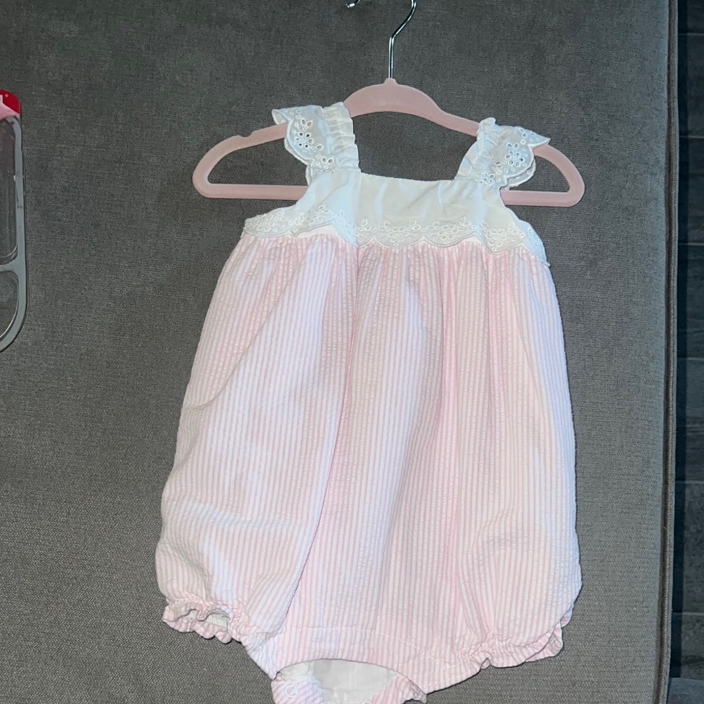 Adorable Pink Baby Romper